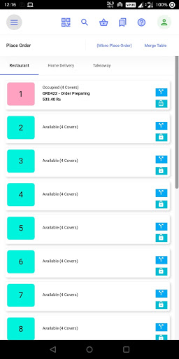 Android application QRkey Partner screenshort