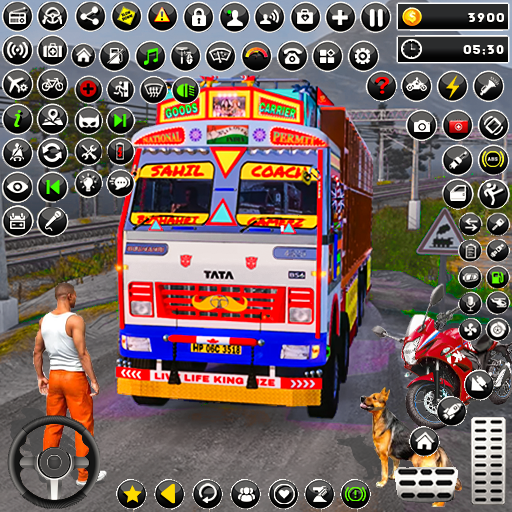 US Cargo Indian Truck Game logo