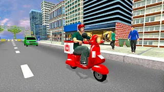 BMX Bike Delivery Boy Game 3D - Screenshot 1