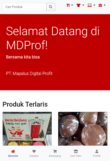 Android application MDProf screenshort