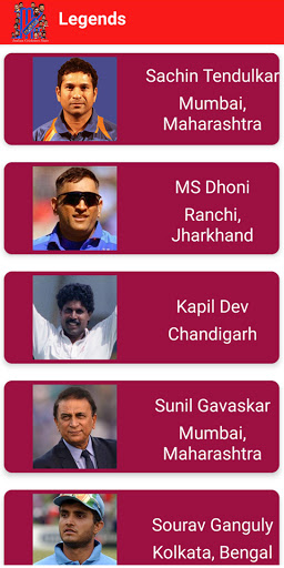 Indian Cricketer Score Stats