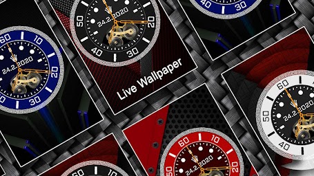 Luxury Clock Live Wallpaper