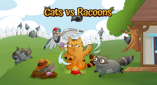 Cats vs Raccoons