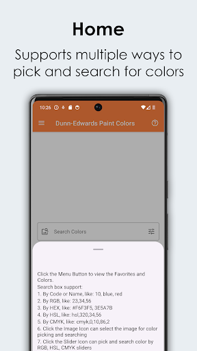 Android application Dunn-Edwards Paint Colors screenshort