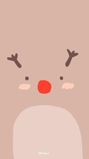 Android application 카카오톡 테마 - 메리크리스마스_루돌프 screenshort