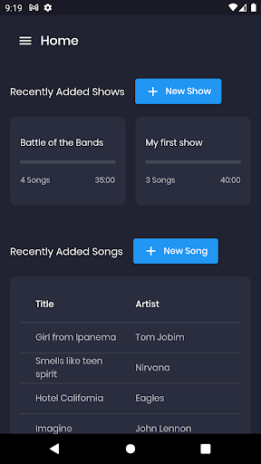 Songlist Plus Screen 2