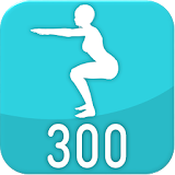 300 Squats - Personal workout trainer icon