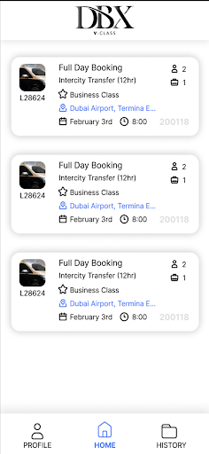 DBX Chauffeur Screen 2
