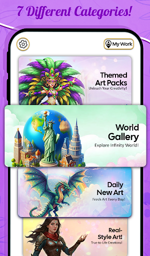 Dream Colour - Paint by Number screenshot 1