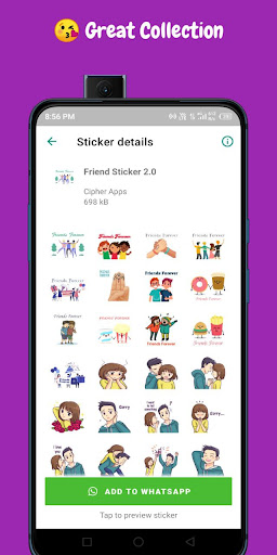 Friend Stickers for WA Screen 3