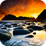 Sunset nature Live Wallpaper icon
