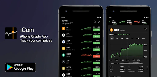 iCoin - iOS iPhone Crypto App