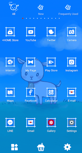 Lovely Little Goat Theme +HOME Screen 3