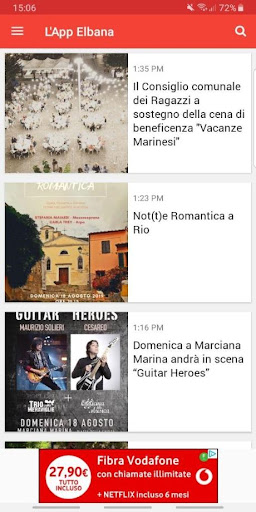 Android application L'App Elbana screenshort