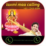 Talk to Laxmi maa… Fake Call icon