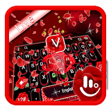 Live 3D Blooming Red Rose Keyboard Theme icon