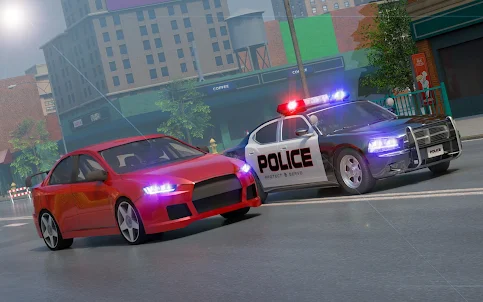 Polizei-Simulator-Auto fahren
