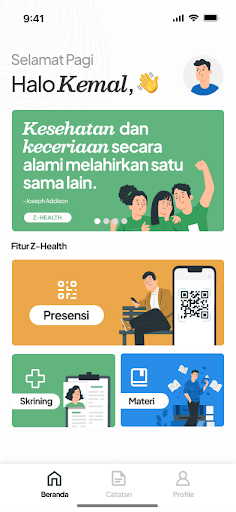 Z-Health Screen 3