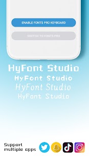 Fonts Pro - Emoji ekrānuzņēmuma tastatūras fonts