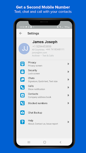 Capture Mobile Messenger Screen 3