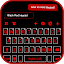 Cool Black Red Keyboard Theme