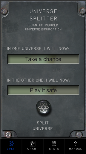 Android application Universe Splitter screenshort