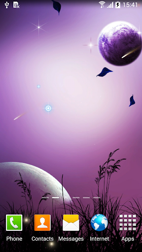 Night Sky Live Wallpaper Screen 3