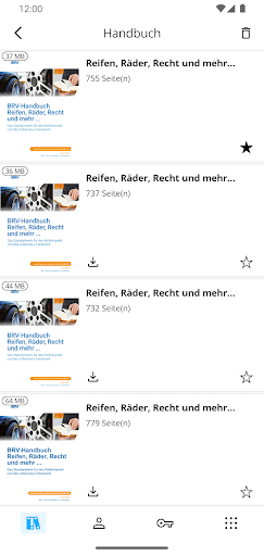 MyBRV Screen 2