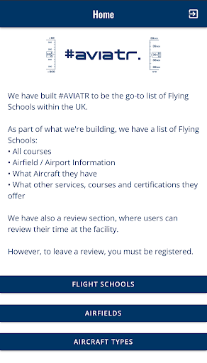 Android application #AVIATR screenshort