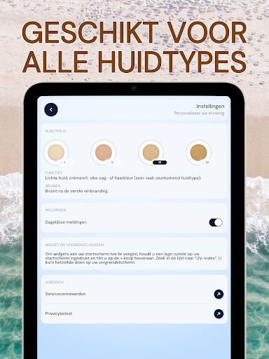 UV-index - Tan-widget
