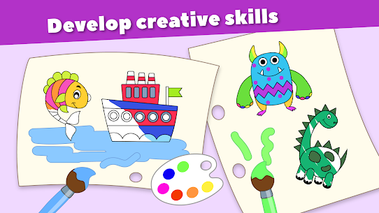 Kids Coloring Game for 2+ year Mod Apk Download 4