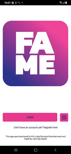 Android application Fame Digital App screenshort