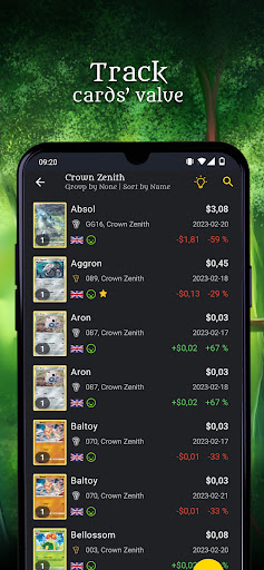 Screenshot of Poke TCG Scanner Dragon Shield