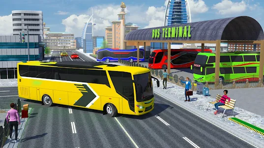 Modern Coach Bus Driving 3d