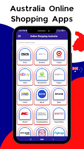 Android application Online Shopping Australia screenshort