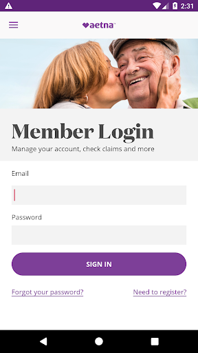 Android application Aetna Vision℠ Preferred screenshort
