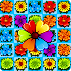 Flower Blossom Jam - A Match 3 Mod apk son sürüm ücretsiz indir