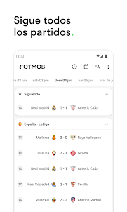 FotMob - Resultados de fútbol