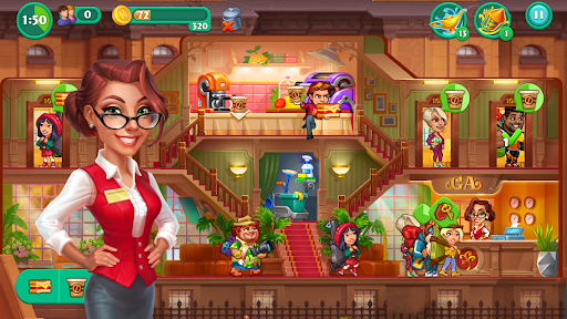 Grand Hotel Mania APK (MOD Unlimited Coins & Crystals) poster-3