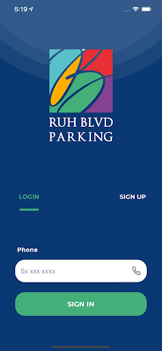 Android application Boulevard RUH City Parking screenshort