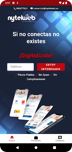 Android application Nytelweb App screenshort