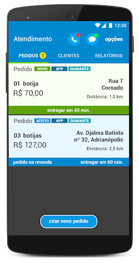 Android application Fogás Atendimento – Revendas screenshort