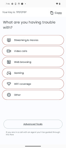 VTX1 Support Screen 2