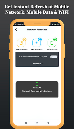 Auto Signal Refresher Screen 3