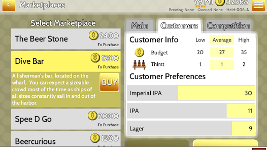 Fiz : Brewery Management Game Mod APK 1.3 (Mod Menu) Gallery 3