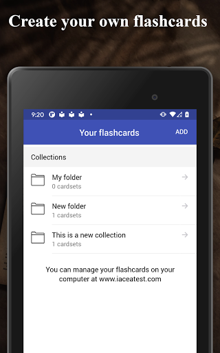 Screenshot of MBE Flashcards