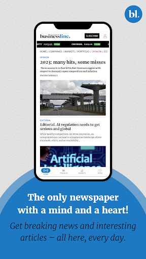 Android application businessline screenshort