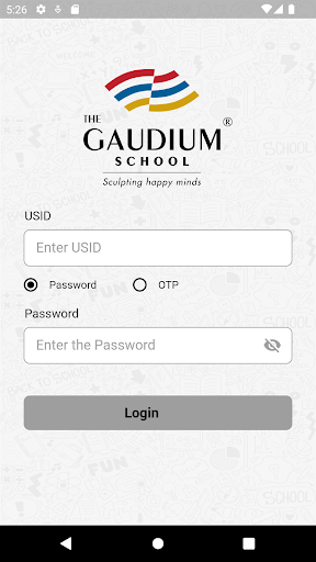 Android application TheGaudium screenshort