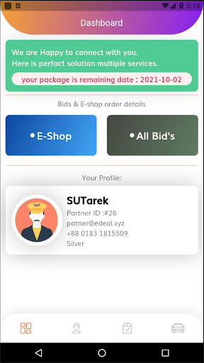 Android application Dealxyz - (Partner Use Only) screenshort