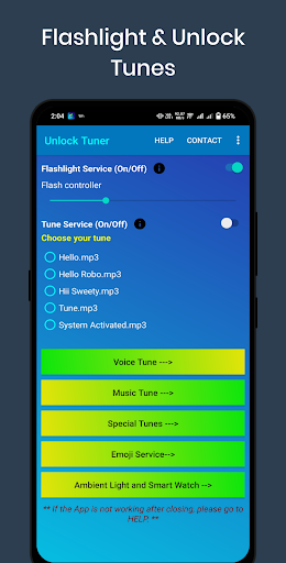 Android application Unlock Tuner screenshort